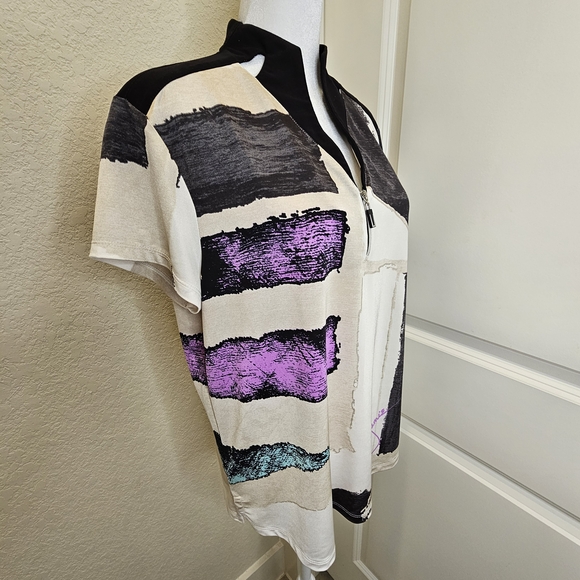 Jamie Sadock Ladies Golf Tee, Short Sleeve L - Picture 3 of 8